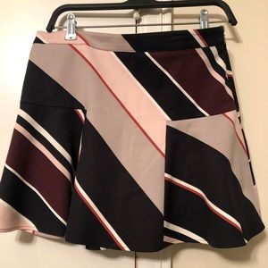 Club Monaco striped skater skirt sz 6
